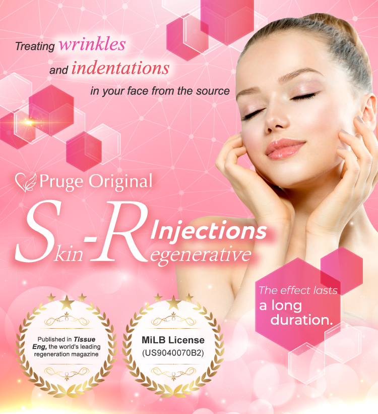 Treating wrinkles and indentations in your face from the source Restore your skin's elasticity and glow. REGENERATIVE MEDICINE