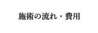 施術の流れ・費用